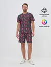 Мужской костюм с шортами / Ананасовый экспресс