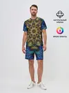 Мужской костюм с шортами / Мандала