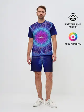 Мужской костюм с шортами / Mandala 2