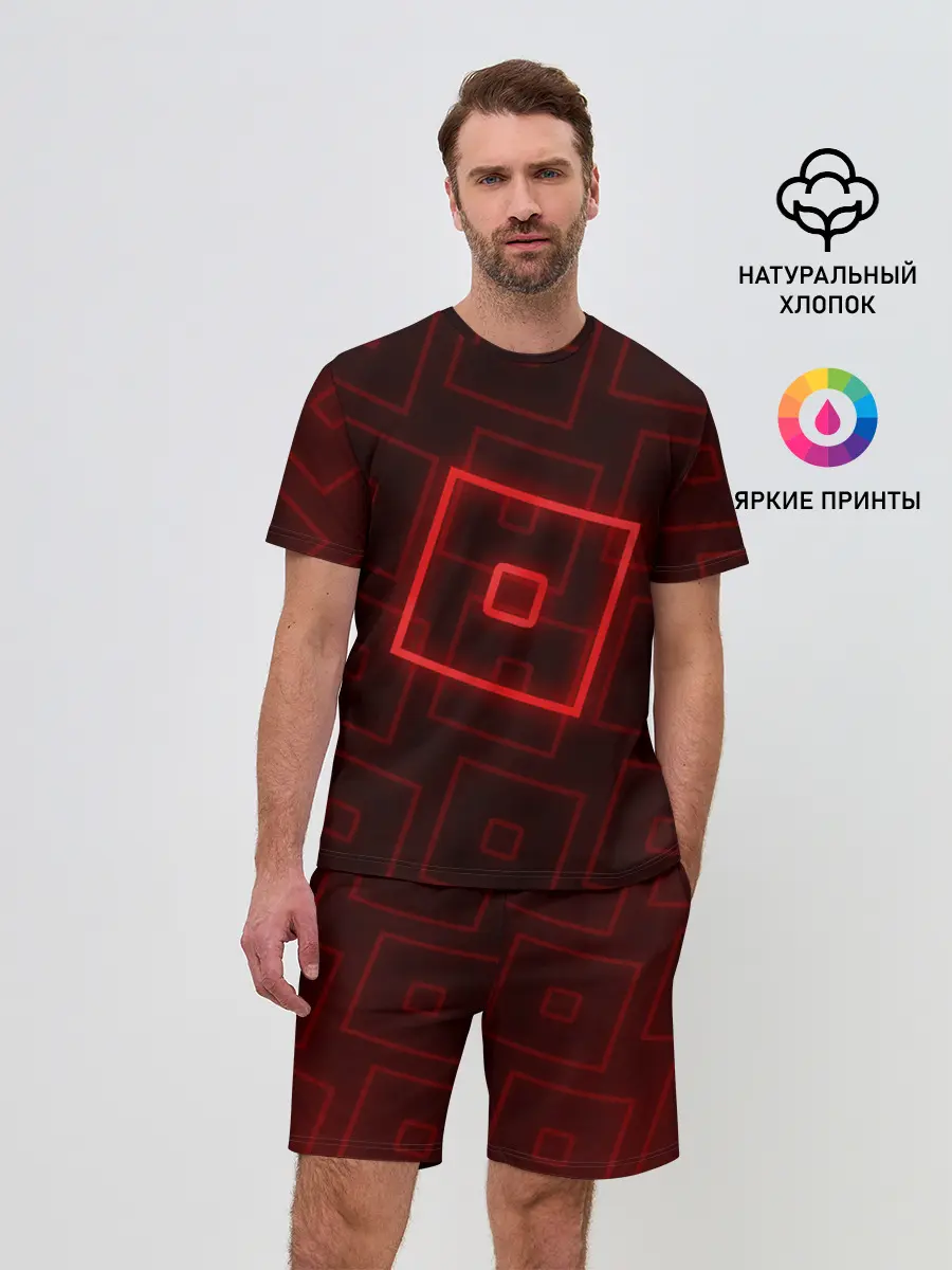 Мужской костюм с шортами / Roblox