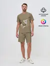 Мужской костюм с шортами / Осаму на спине