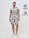Мужской костюм с шортами / NBA Pattern | НБА Паттерн