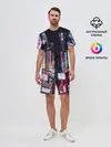 Мужской костюм с шортами / Ночной Токио