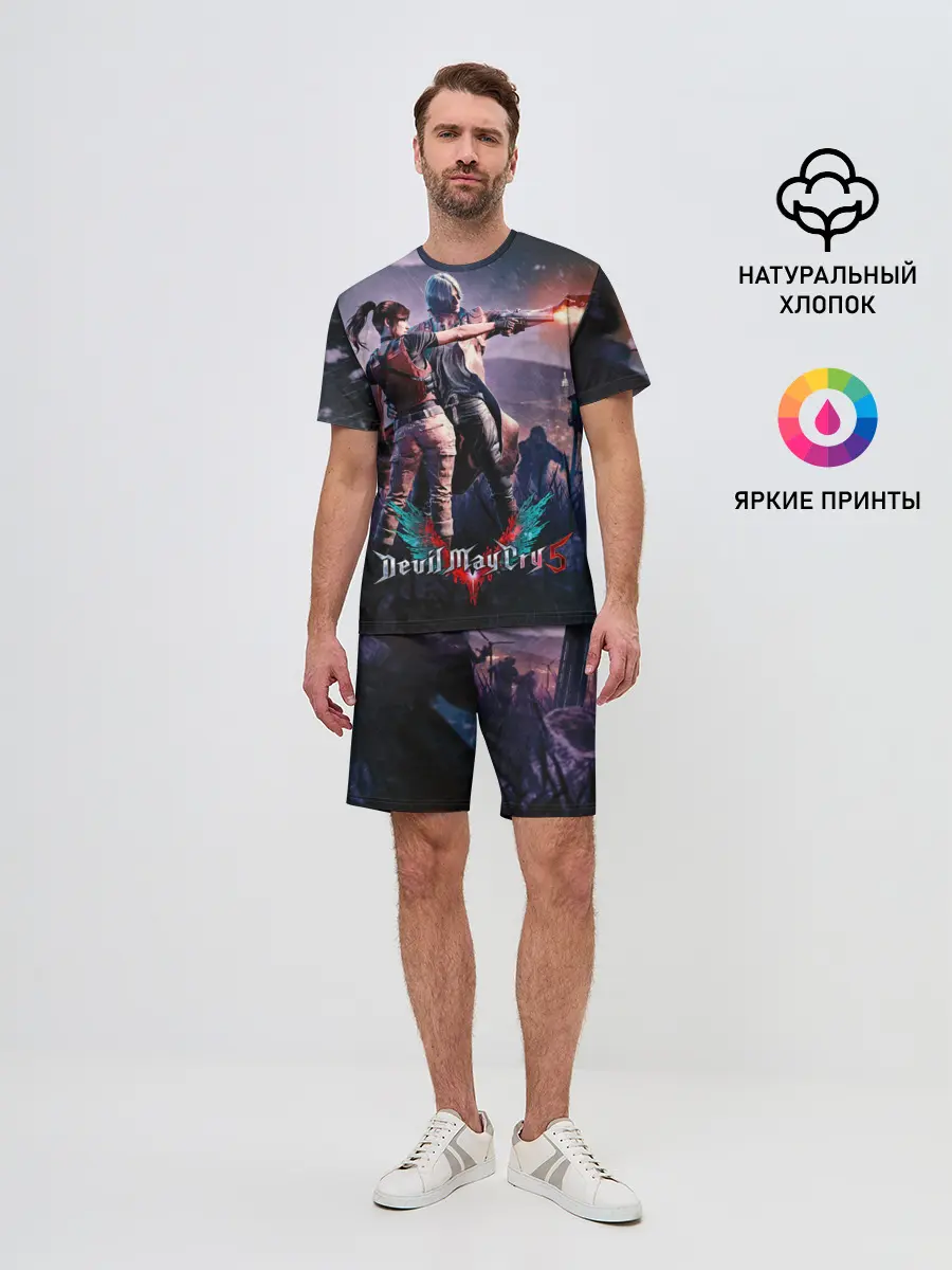 Мужской костюм с шортами / DMC art