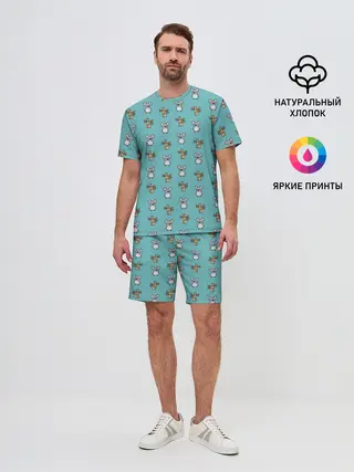 Мужской костюм с шортами / Koala bambuk