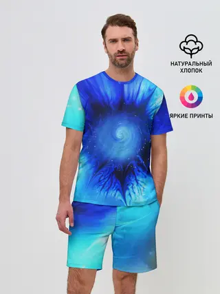 Мужской костюм с шортами / КОСМОС