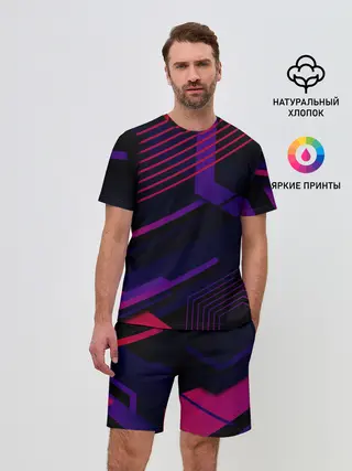 Мужской костюм с шортами / Modern Geometry