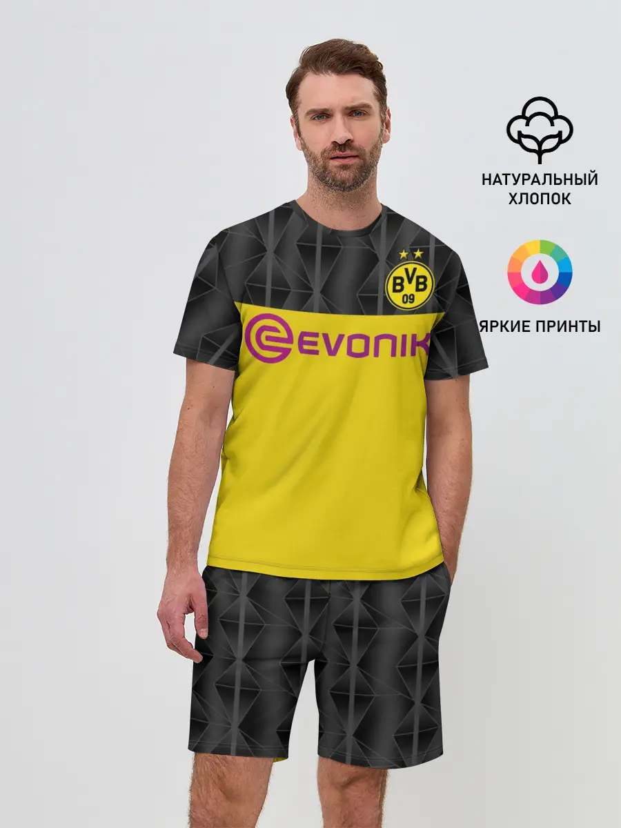 Мужской костюм с шортами / Холанд home 19-20 UEFA