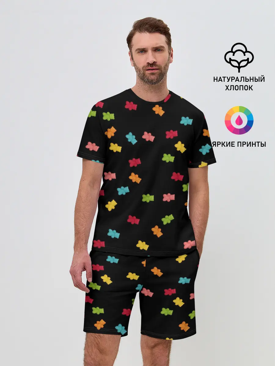 Мужской костюм с шортами / Мармеладные мишки