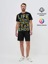 Мужской костюм с шортами / Life Begins Where Fear Ends