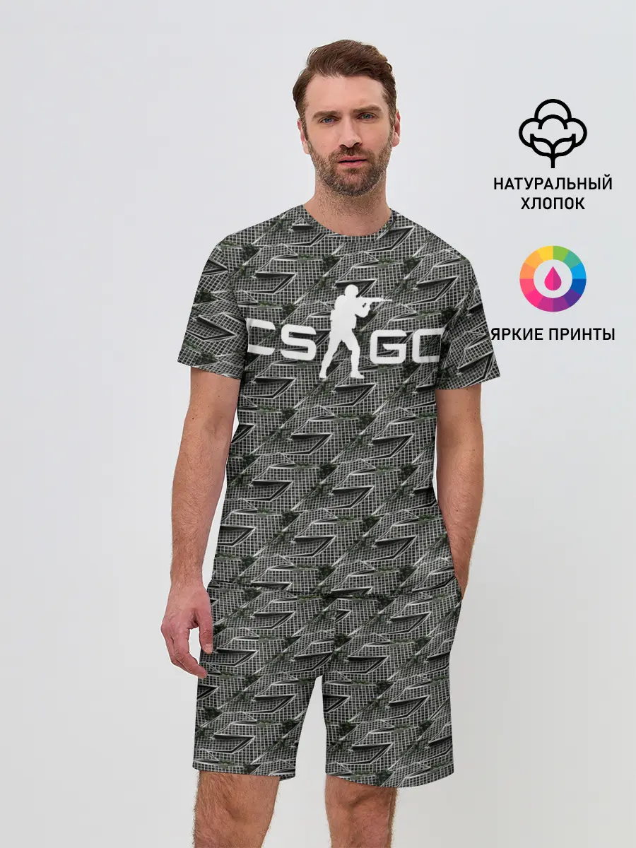 Мужской костюм с шортами / CS GO