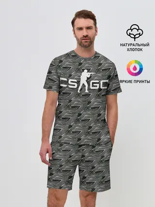 Мужской костюм с шортами / CS GO