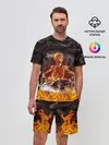 Мужской костюм с шортами / Вечеринка у скелетов