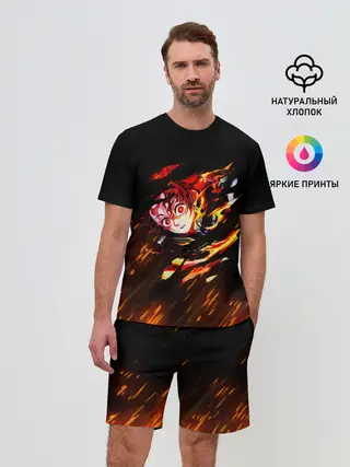 Мужской костюм с шортами / Burning Kamado