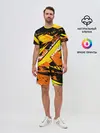Мужской костюм с шортами / orange cheeky rust