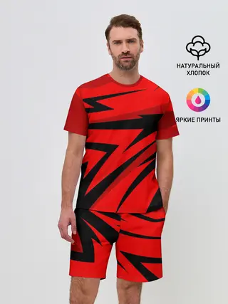 Мужской костюм с шортами / Swift red pointer
