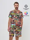 Мужской костюм с шортами / ЧЕРНОЕ ЗЕРКАЛО