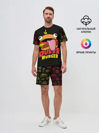 Мужской костюм с шортами / Fortnite Durrr Burger