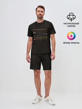Мужской костюм с шортами / Волшебные палочки