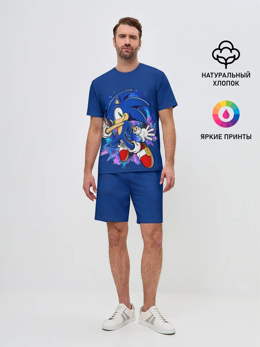 Мужской костюм с шортами / Sonic