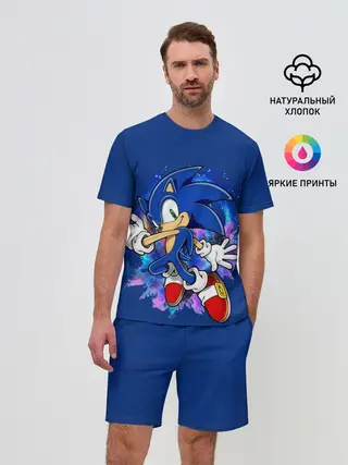 Мужской костюм с шортами / Sonic