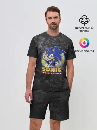 Мужской костюм с шортами / СОНИК