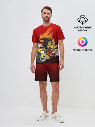Мужской костюм с шортами / Ёж Шедоу