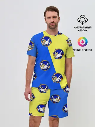 Мужской костюм с шортами / Sonic - Соник