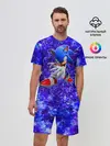 Мужской костюм с шортами / Sonic | Молнии