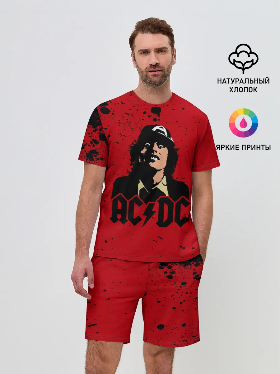 Мужской костюм с шортами / AC/DC