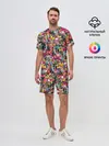 Мужской костюм с шортами / Стикеры