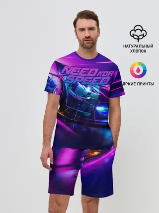 Мужской костюм с шортами / Need for Speed