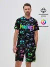 Мужской костюм с шортами / Fortnite & Marshmello