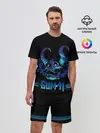 Мужской костюм с шортами / Horned skull