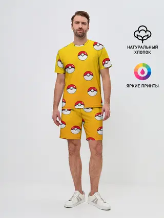 Мужской костюм с шортами / Покеболы