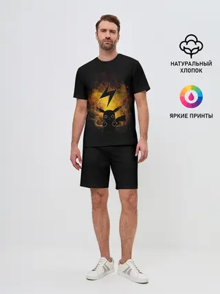 Мужской костюм с шортами / Пикачу
