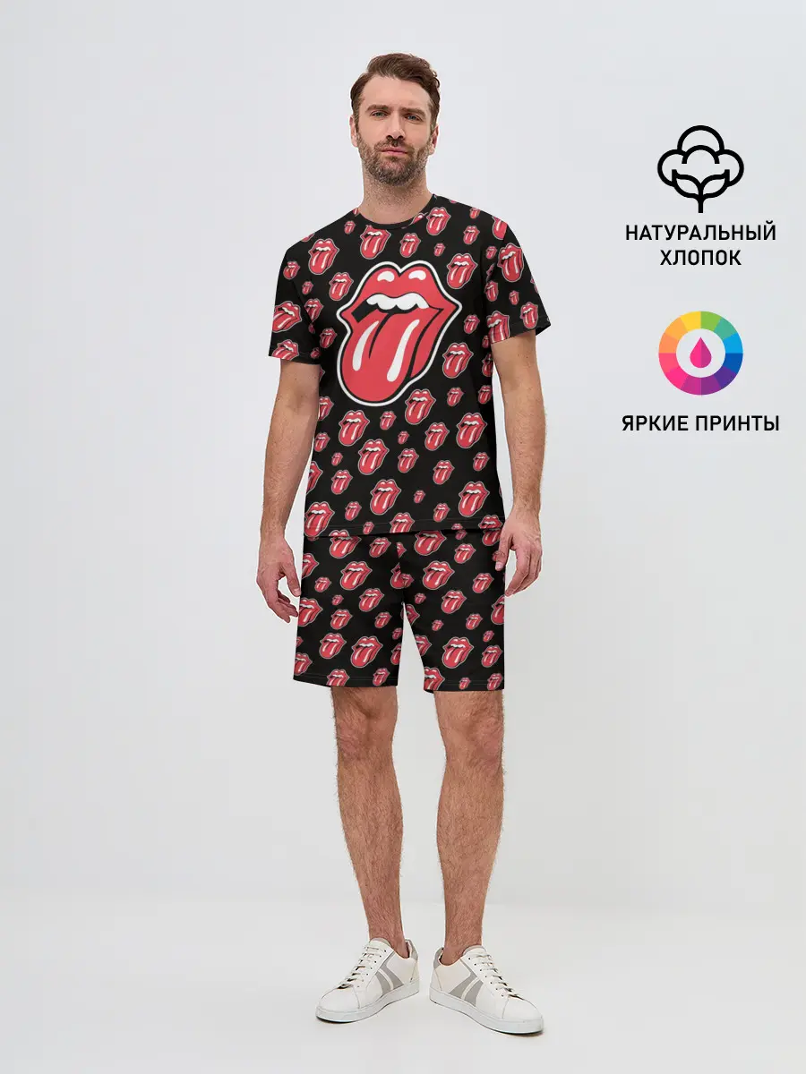 Мужской костюм с шортами / rolling stones