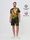 Мужской костюм с шортами / Детектив Пикачу