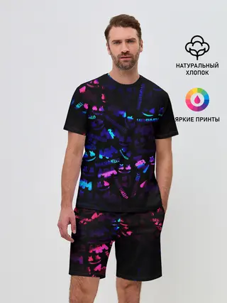 Мужской костюм с шортами / MARSMELLO NEON