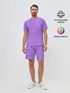 Мужской костюм с шортами / Квадраты в квадратах