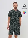 Мужской костюм с шортами / Камуфляж