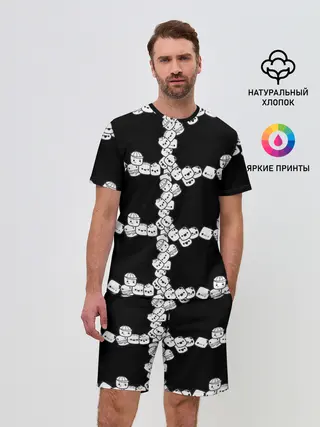 Мужской костюм с шортами / Зефирки