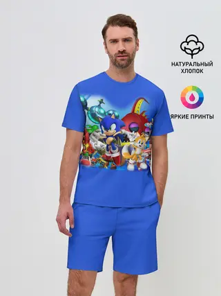 Мужской костюм с шортами / SONIC