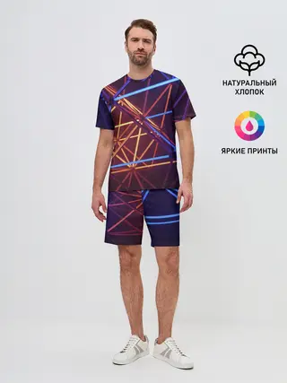 Мужской костюм с шортами / Линии