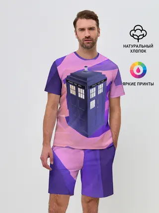 Мужской костюм с шортами / ТАРДИС