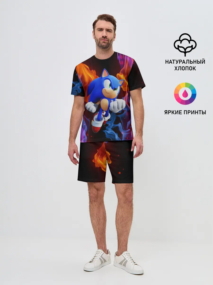 Мужской костюм с шортами / SONIC