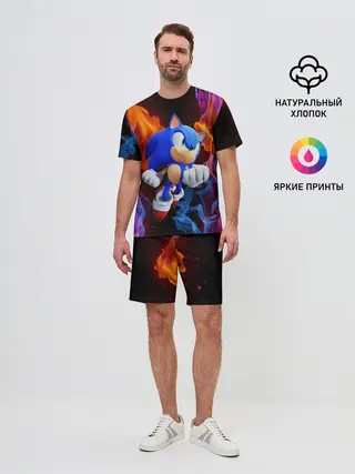 Мужской костюм с шортами / SONIC