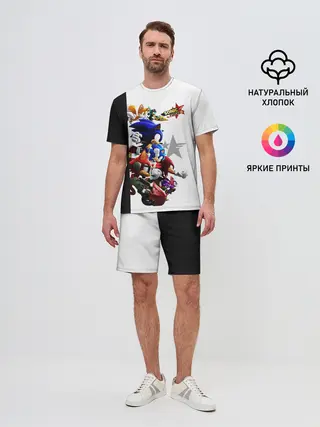 Мужской костюм с шортами / SONIC
