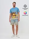 Мужской костюм с шортами / Пикачу