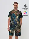 Мужской костюм с шортами / Абстракция